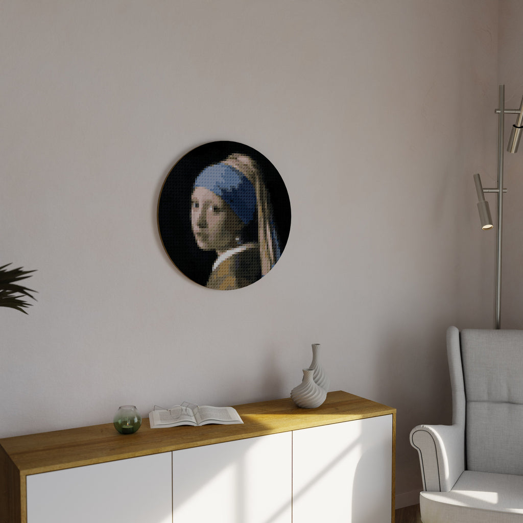 CHEF-D'ŒUVRE STRUCTUREL Art mural rond