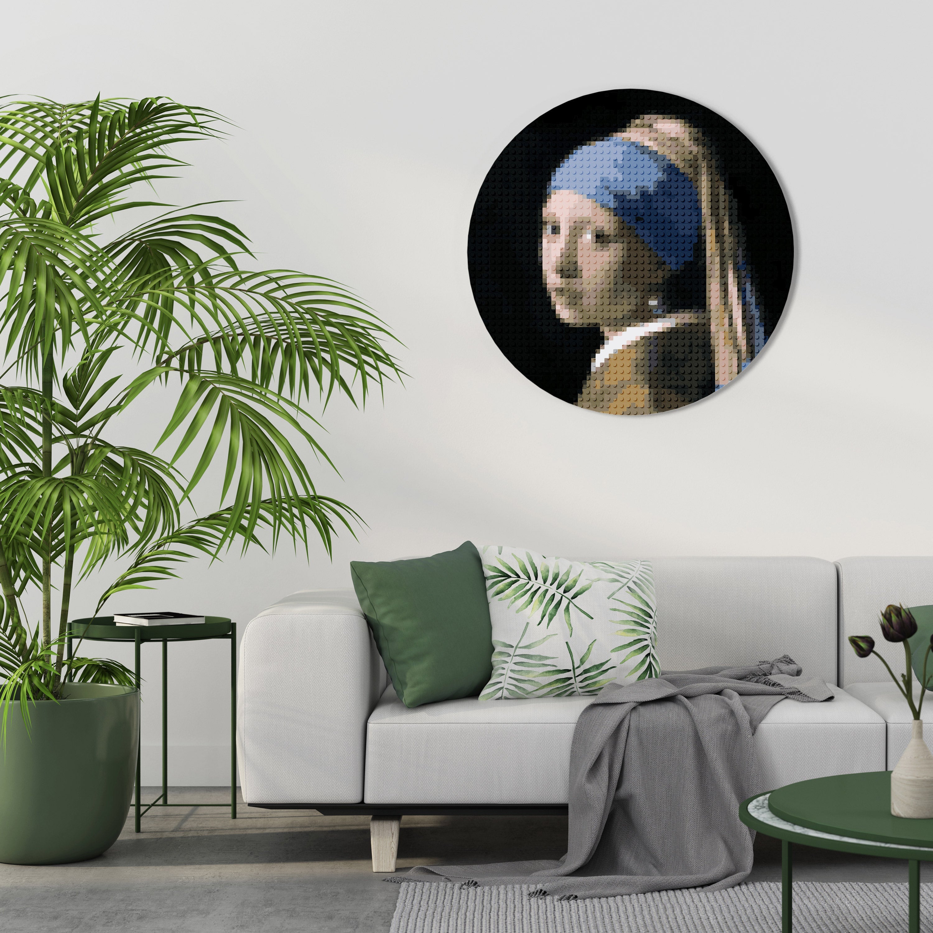 CHEF-D'ŒUVRE STRUCTUREL Art mural rond