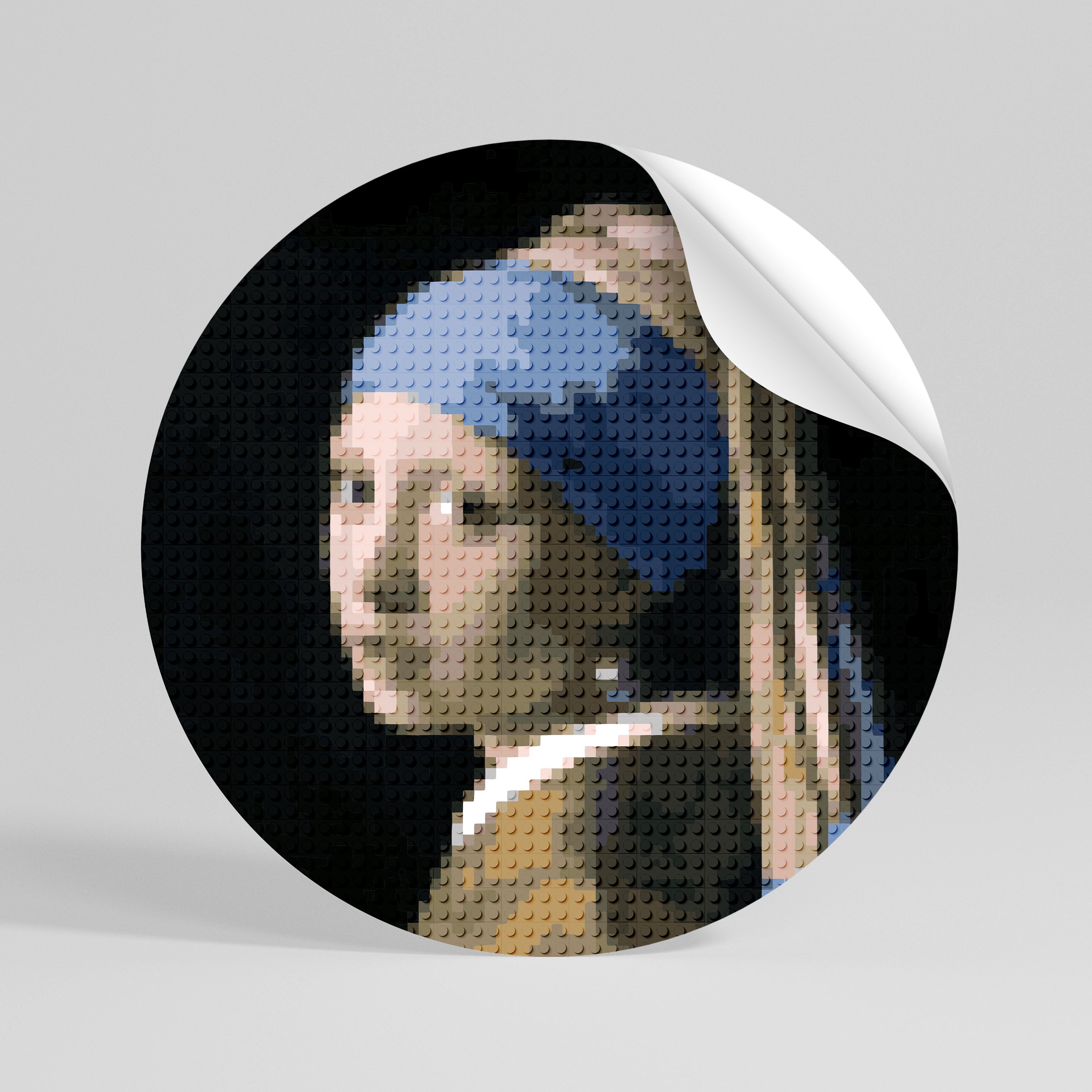 STRUCTURAL MASTERPIECE Peel and Stick Round Sticker