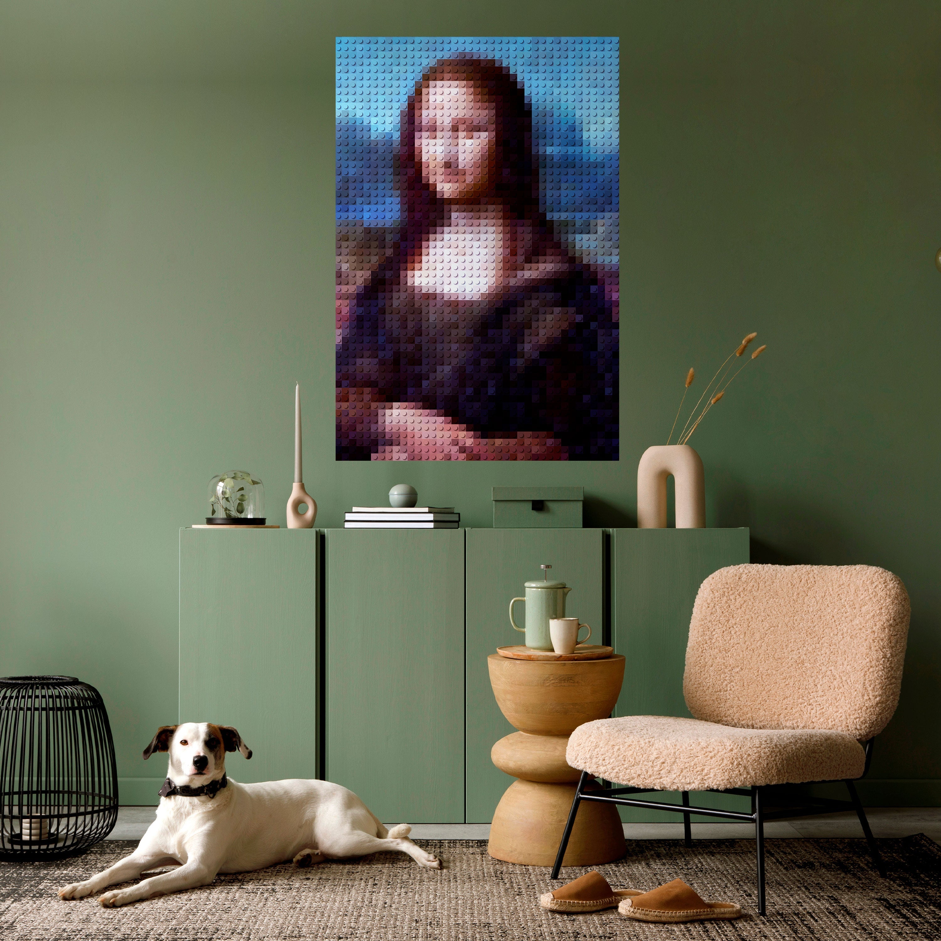 Affiche verticale autocollante CONSTRUCTIVE ART