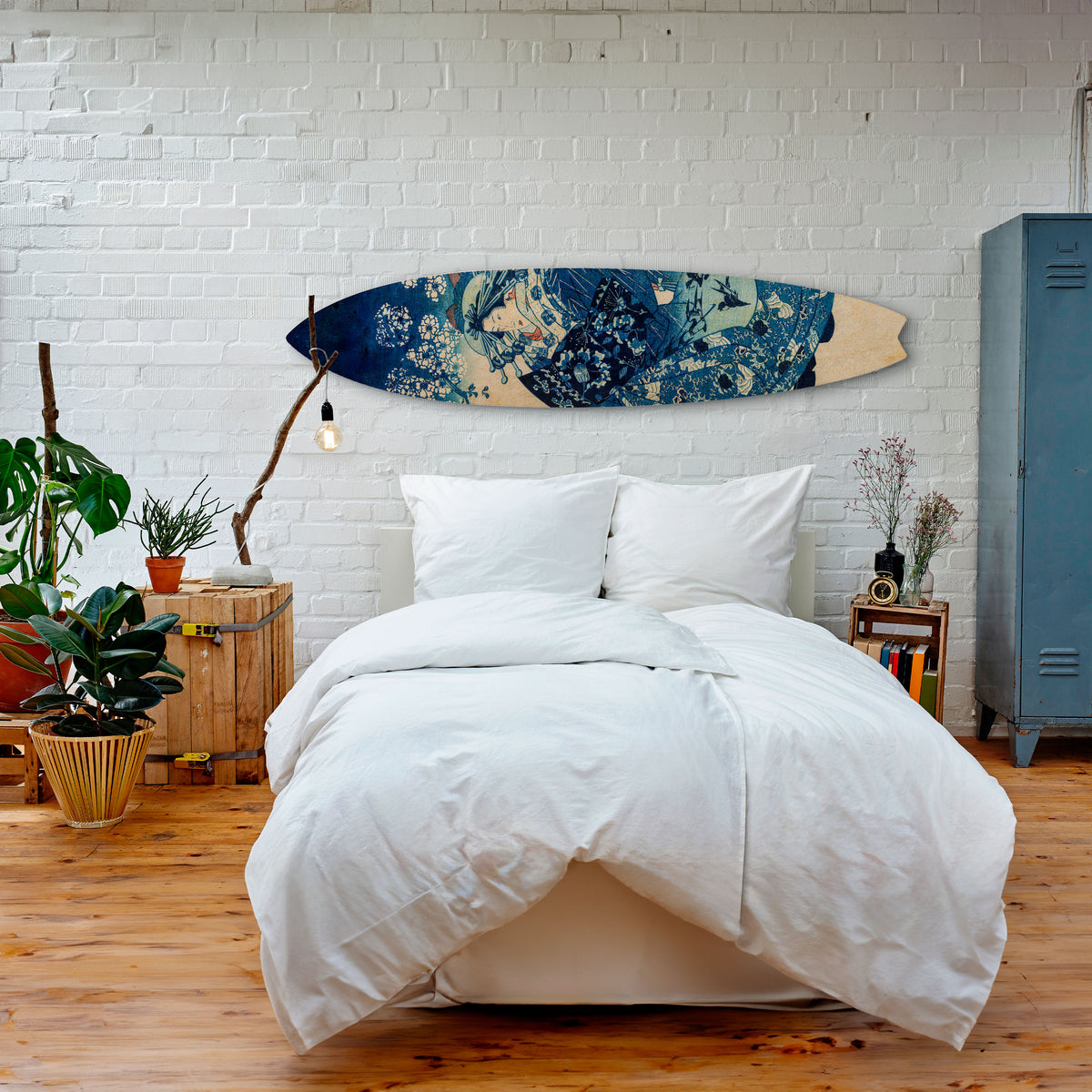 JAPANESE WOMAN Surfboard Decorative Panel