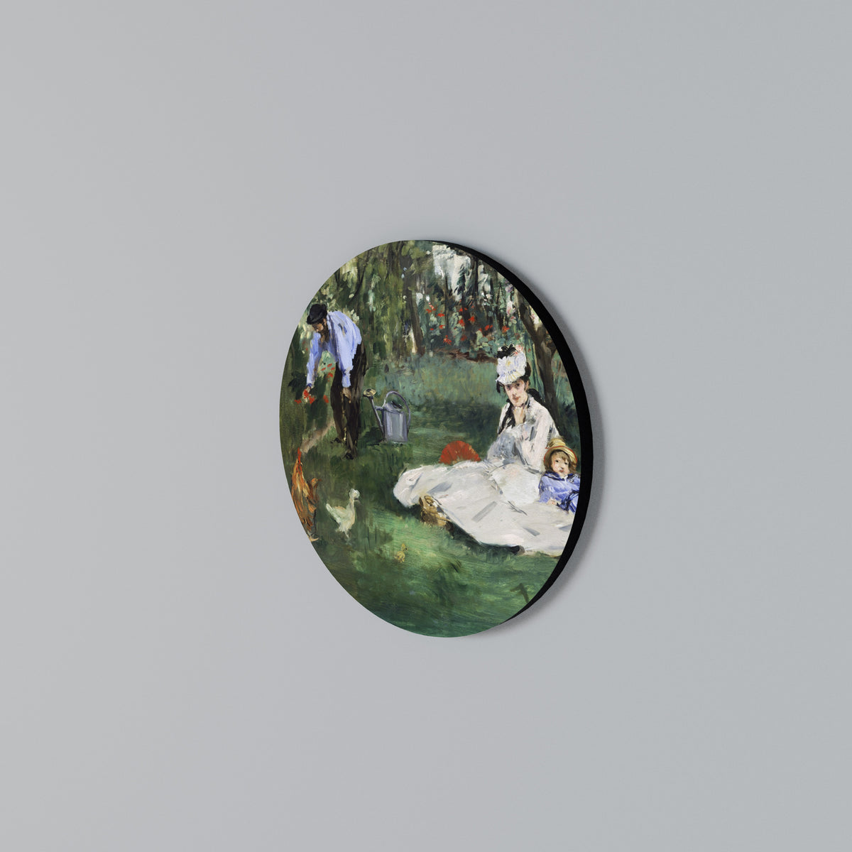 GARDEN OF CHARMS Round Wall Art