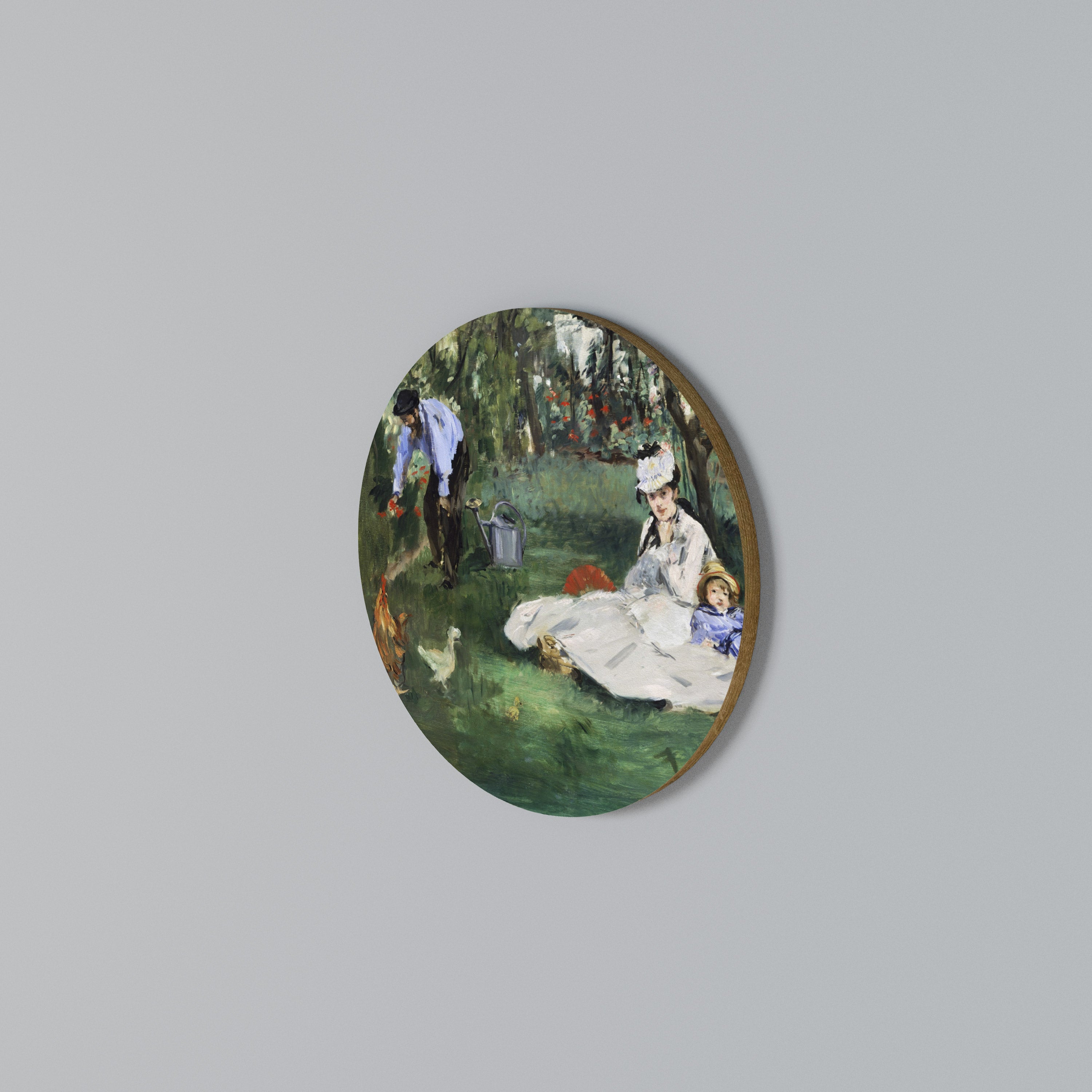 GARDEN OF CHARMS Round Wall Art