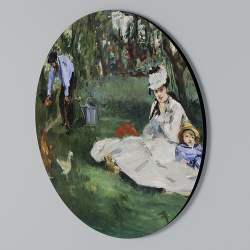 GARDEN OF CHARMS Round Wall Art