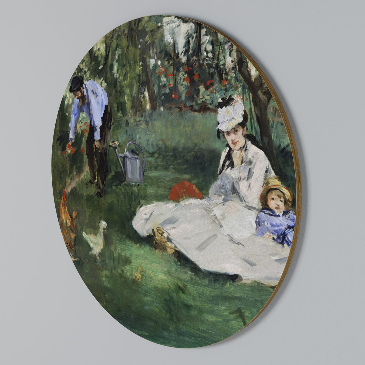 GARDEN OF CHARMS Round Wall Art