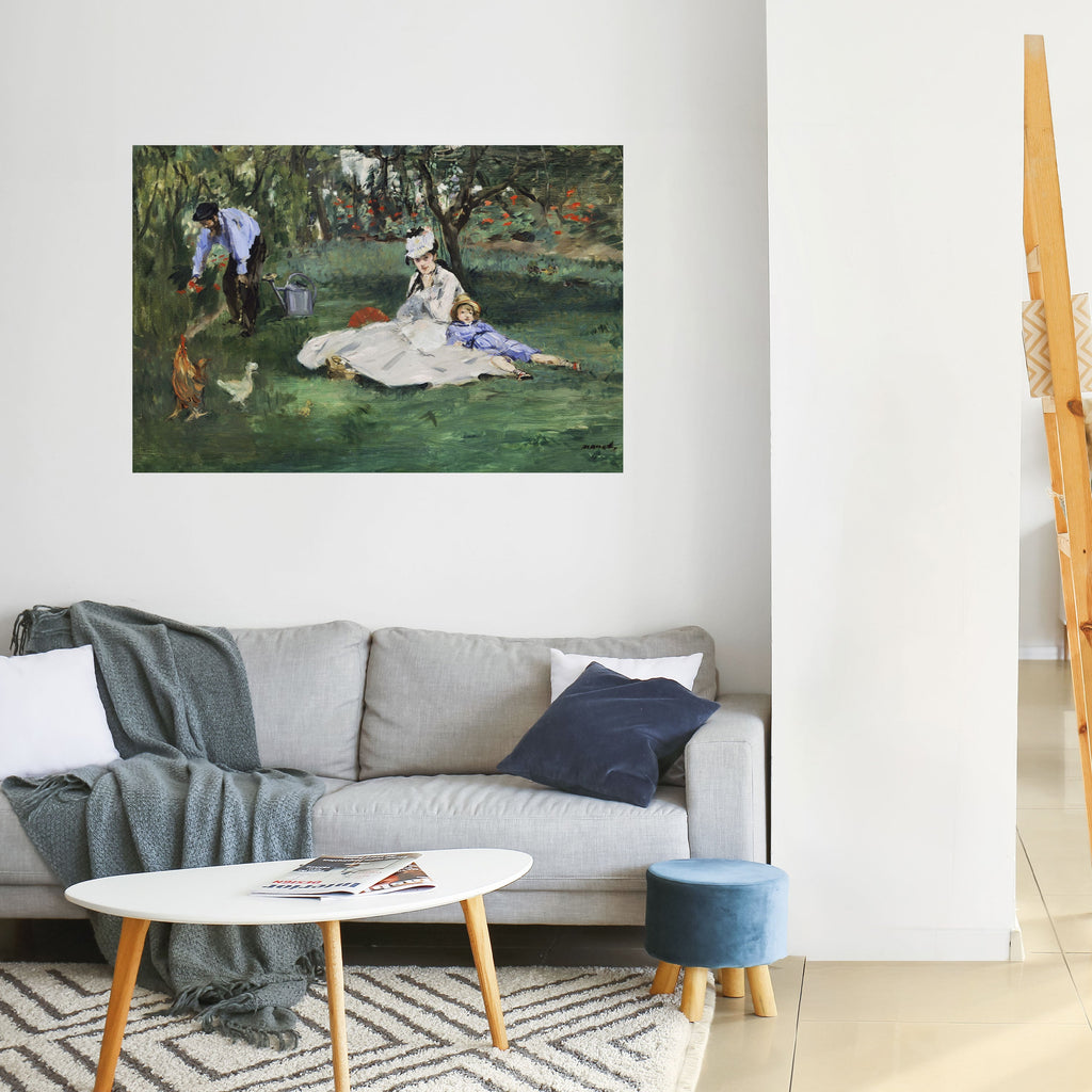 Affiche horizontale autocollante « JARDIN DES CHARMES »