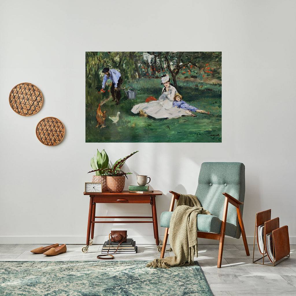 Affiche horizontale autocollante « JARDIN DES CHARMES »