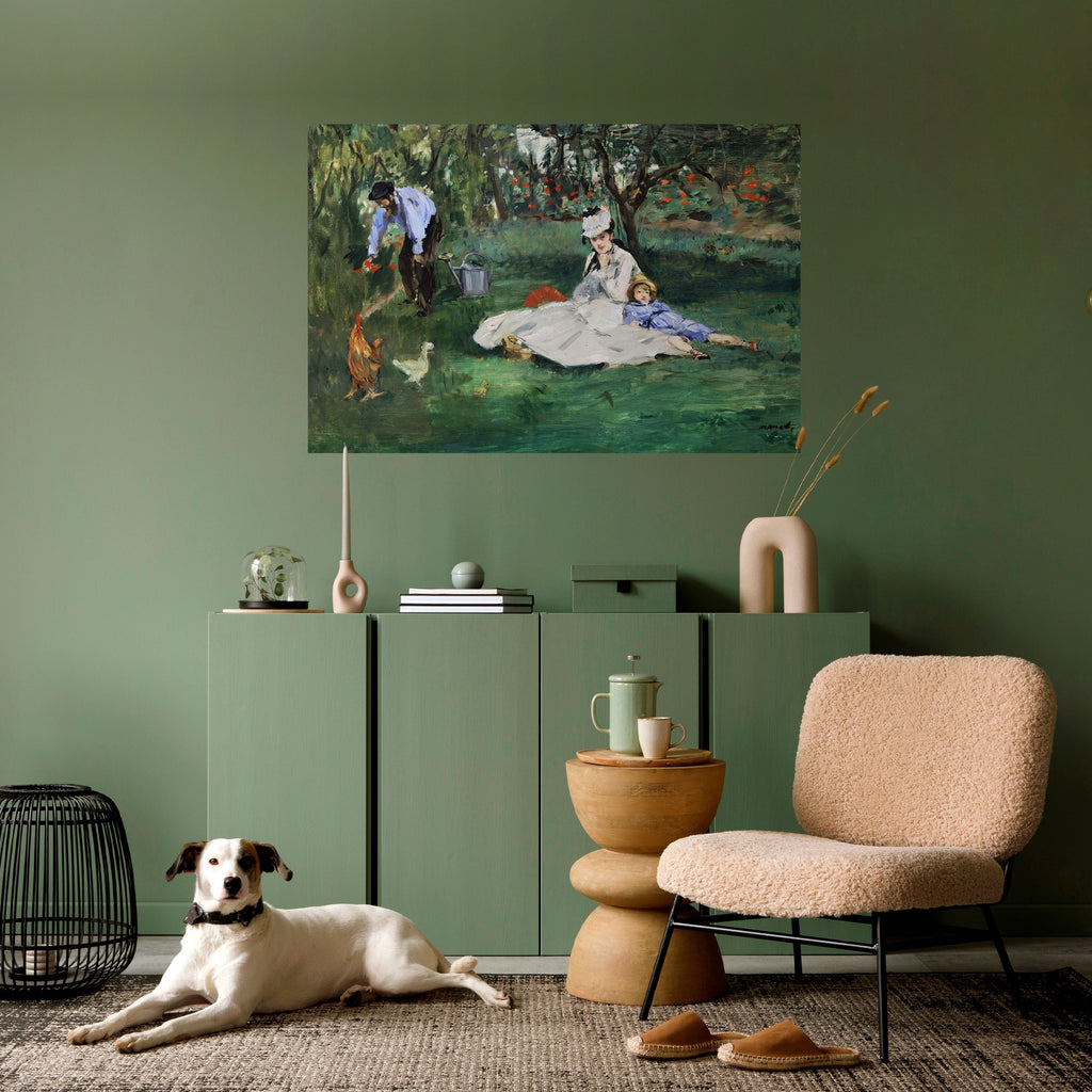 Affiche horizontale autocollante « JARDIN DES CHARMES »