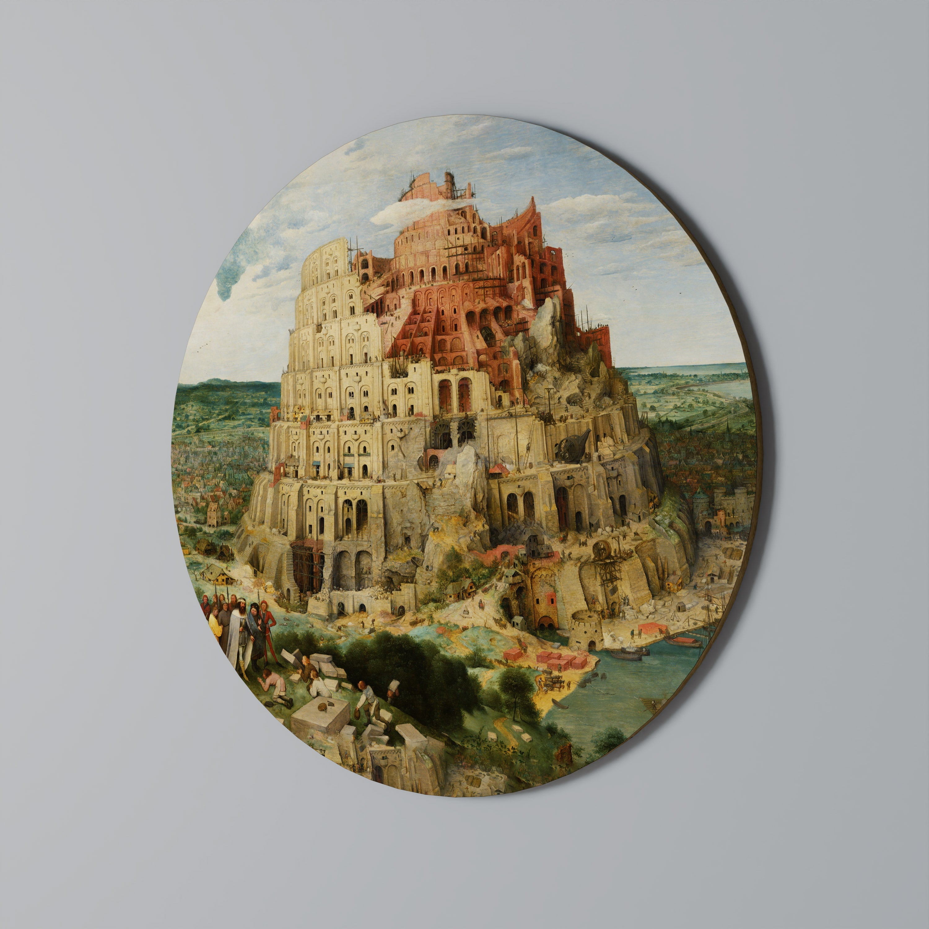 ÉCHOS D'AMBITION Art mural rond