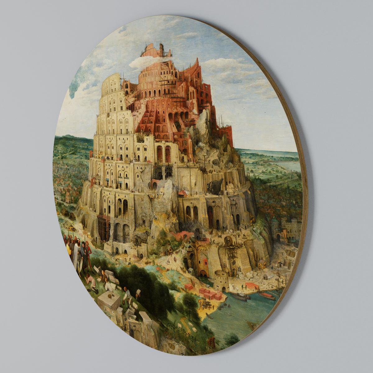 ECHOES OF AMBITION Round Wall Art