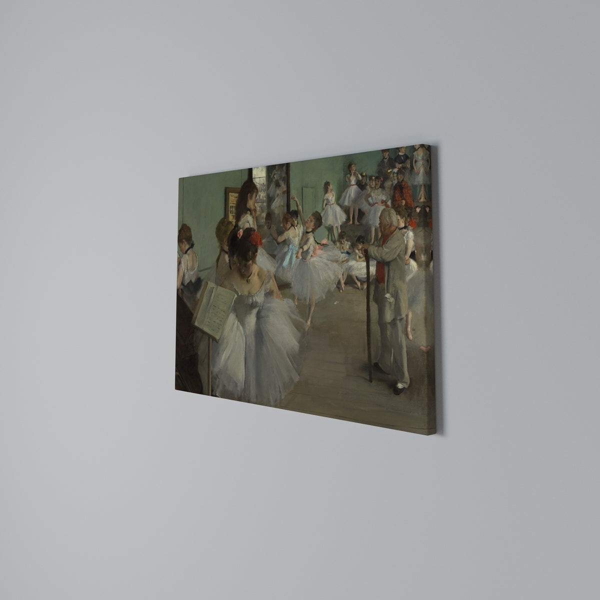 THE DANCE CLASS Horizontal Canvas Print