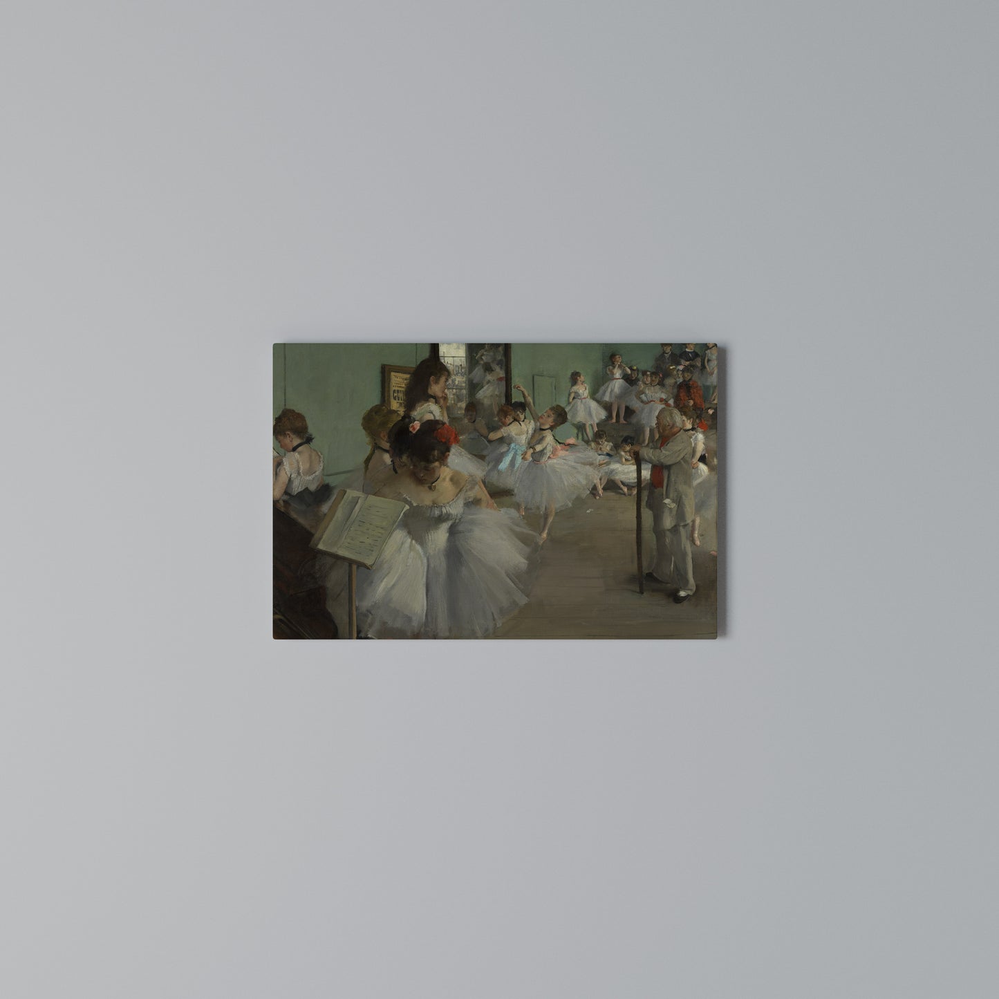 THE DANCE CLASS Horizontal Canvas Print