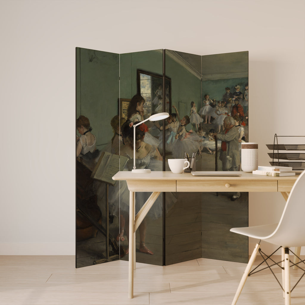 THE DANCE CLASS 4-Panel Room Divider