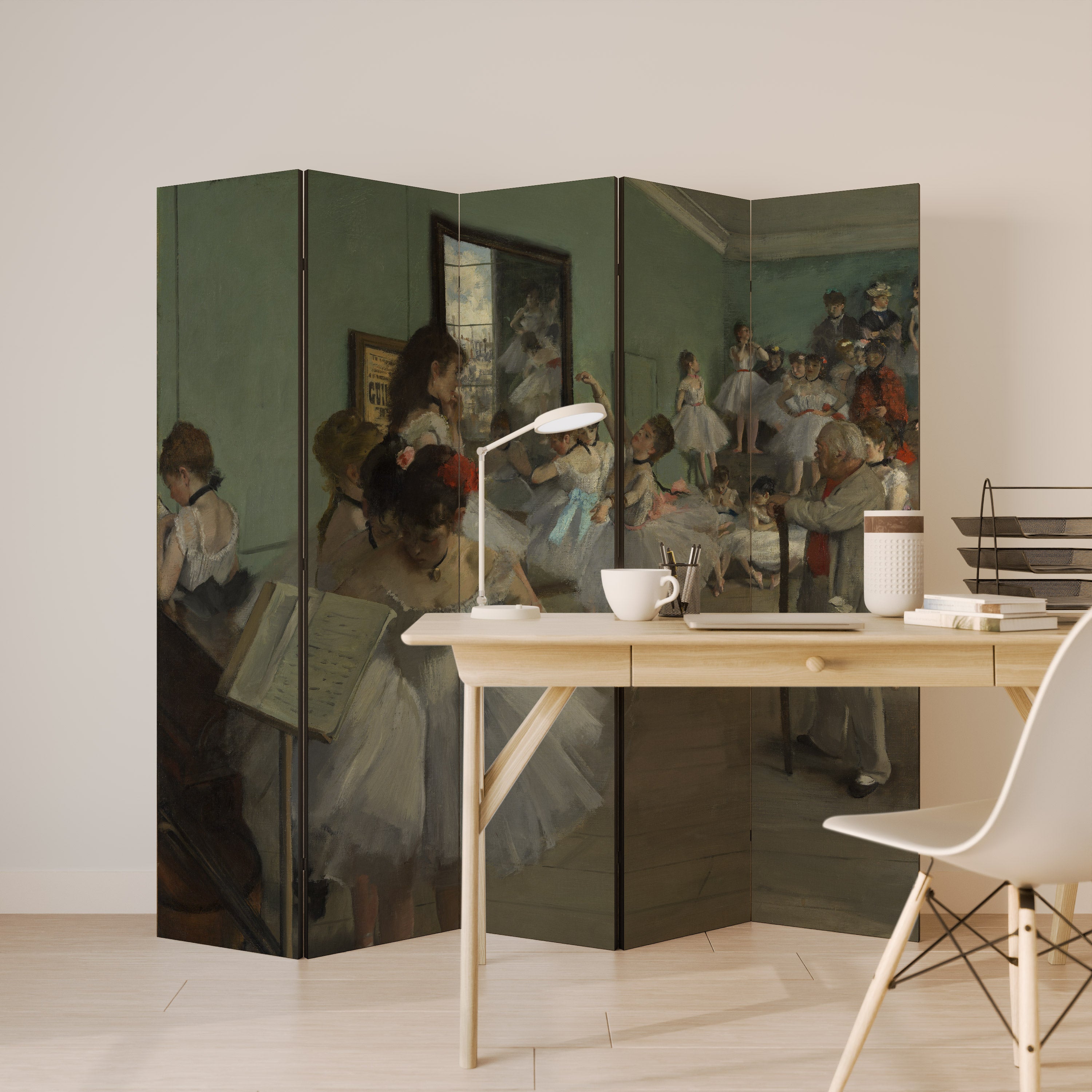 THE DANCE CLASS 5-Panel Room Divider
