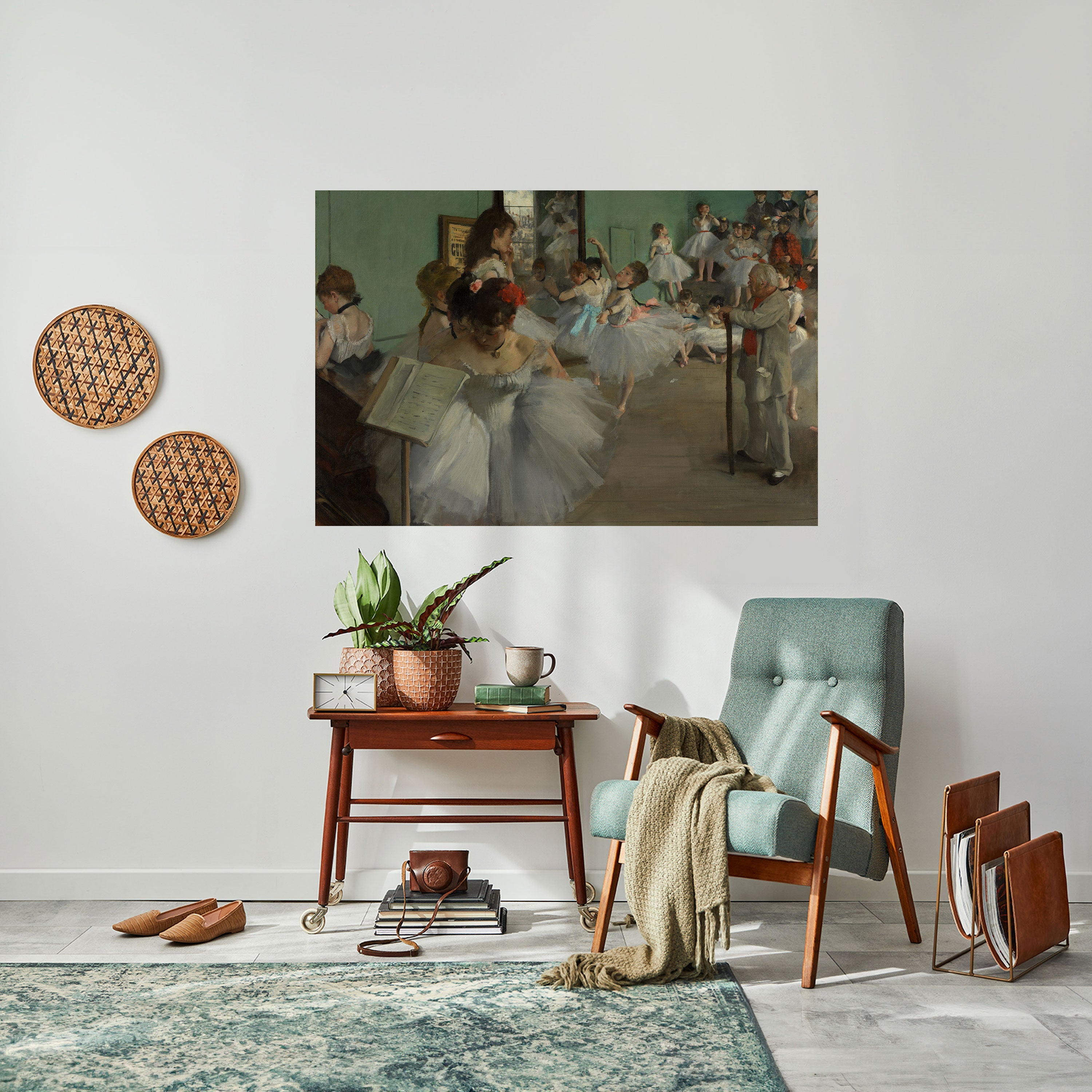 Affiche horizontale autocollante « LE COURS DE DANSE »