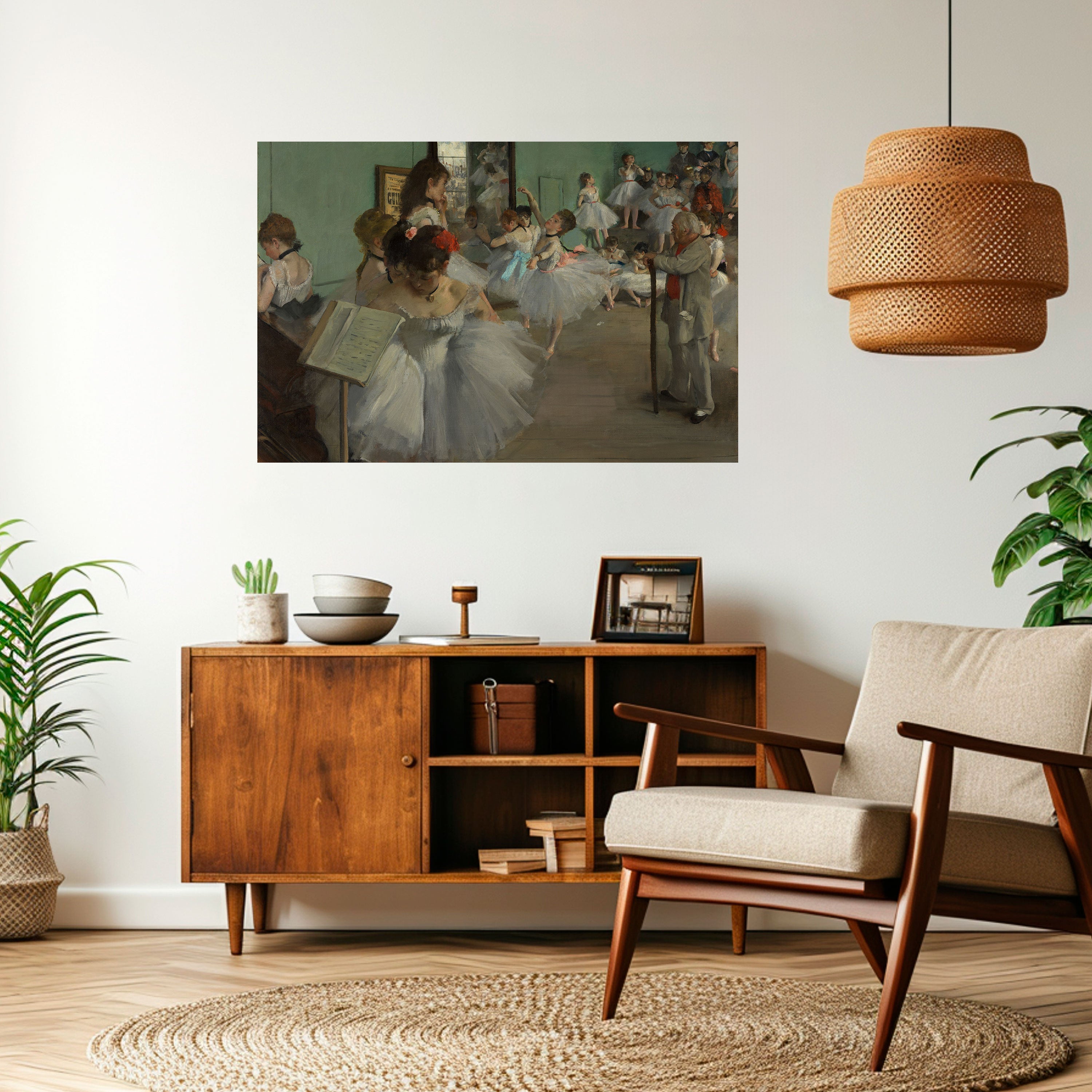 Affiche horizontale autocollante « LE COURS DE DANSE »