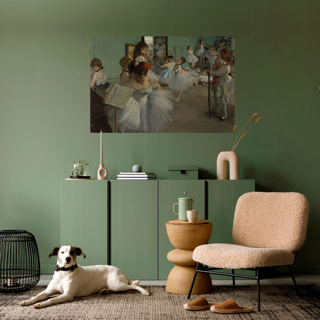 Affiche horizontale autocollante « LE COURS DE DANSE »