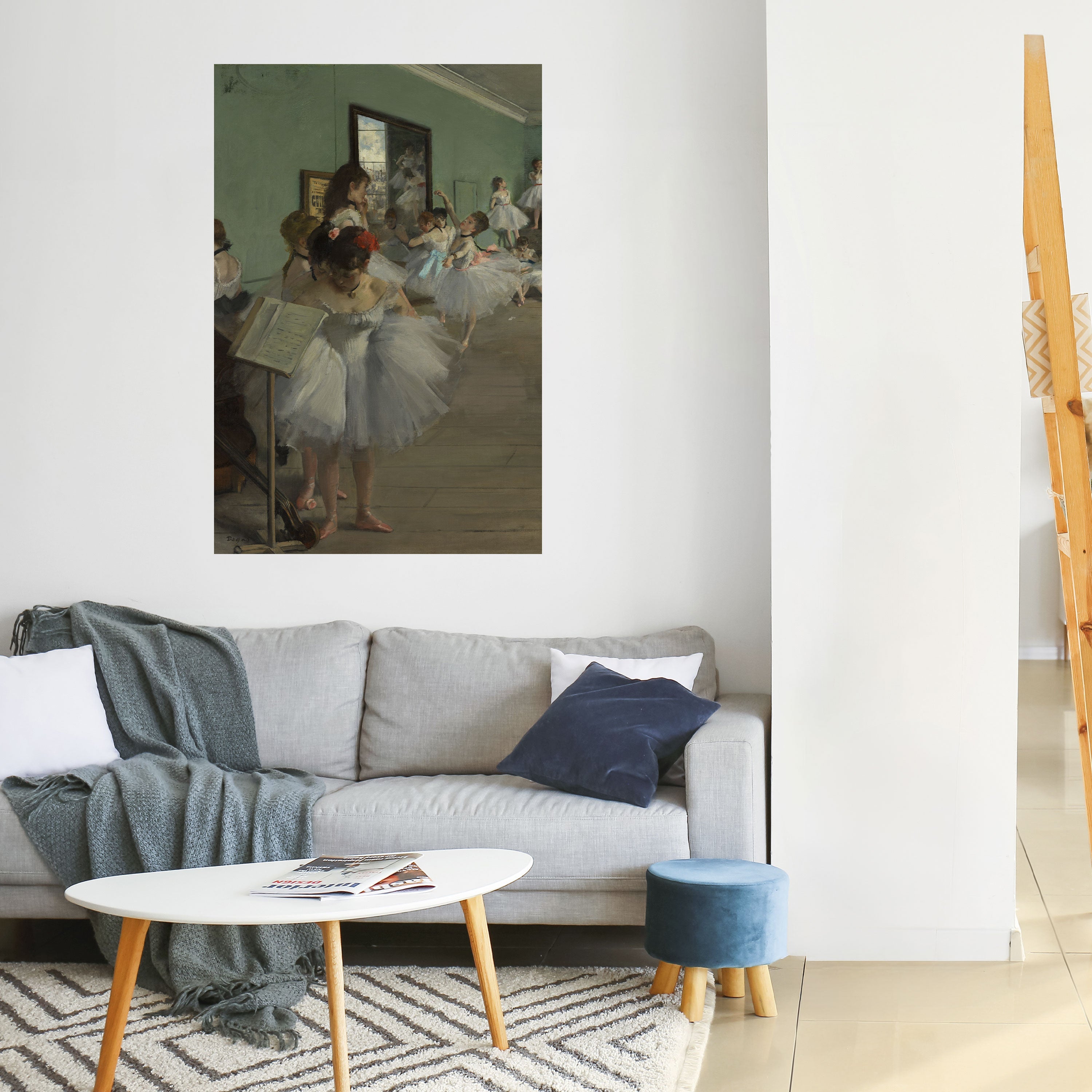 Affiche verticale autocollante « LE COURS DE DANSE »