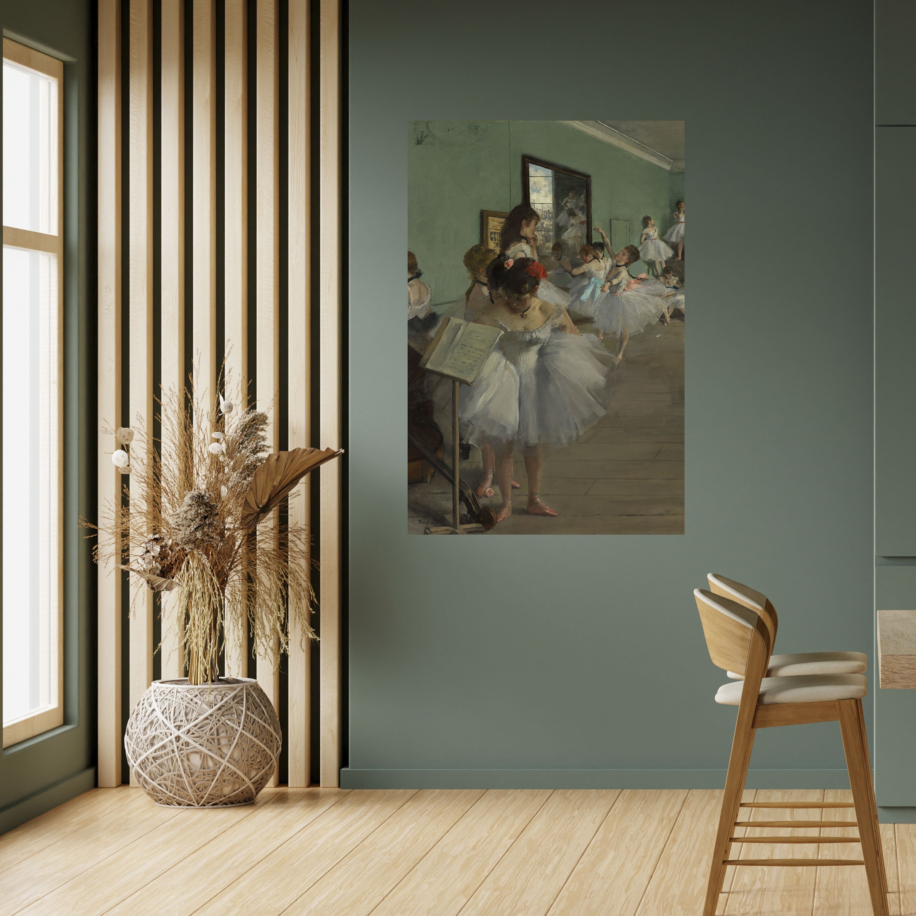 Affiche verticale autocollante « LE COURS DE DANSE »