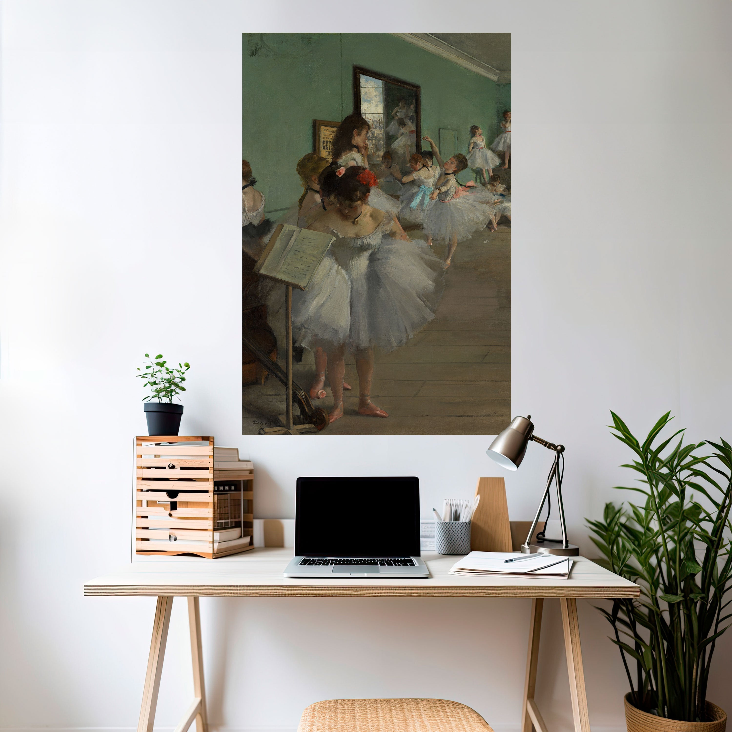 Affiche verticale autocollante « LE COURS DE DANSE »