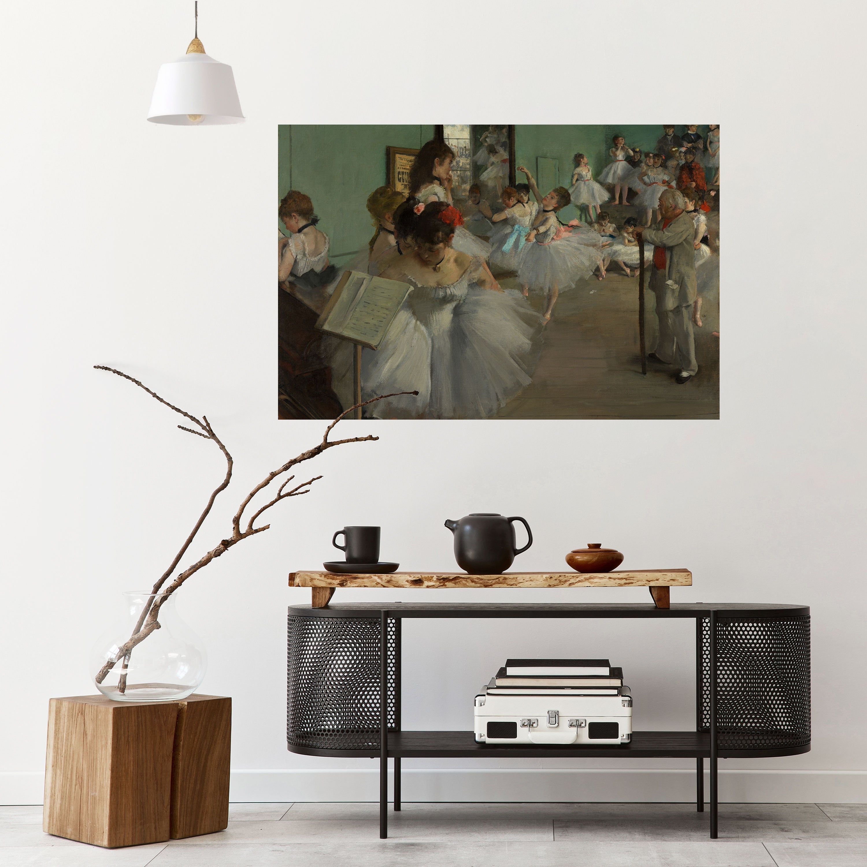 Affiche horizontale autocollante « LE COURS DE DANSE »