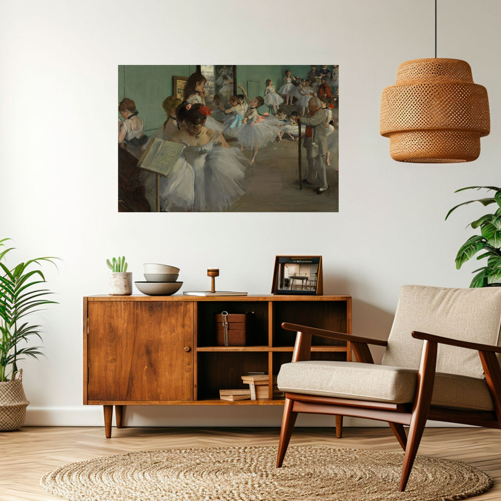 Affiche horizontale autocollante « LE COURS DE DANSE »