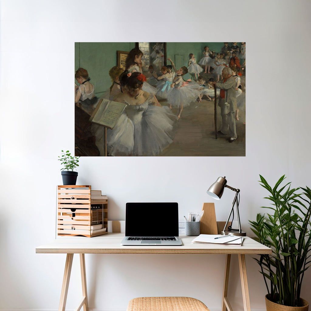 Affiche horizontale autocollante « LE COURS DE DANSE »