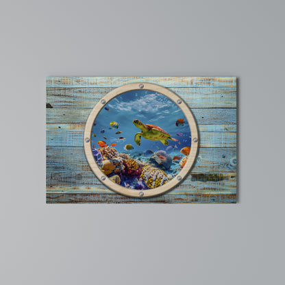 AQUA ADVENTURE Horizontal Canvas Print