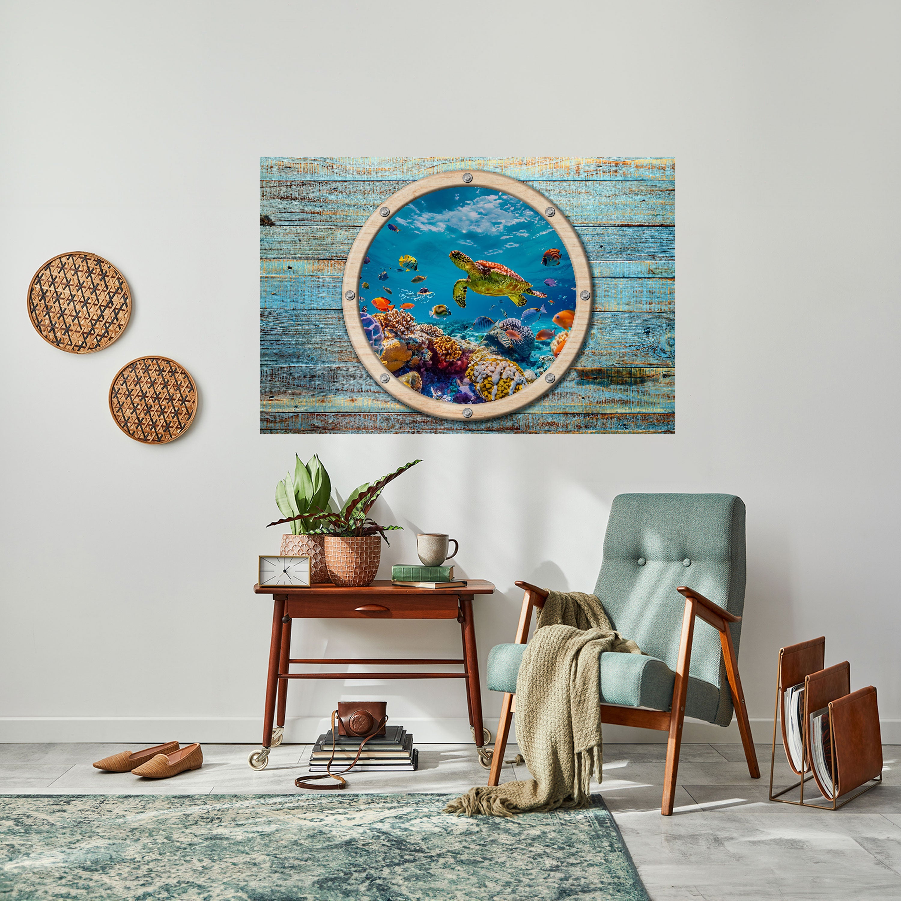 Affiche horizontale autocollante AQUA ADVENTURE