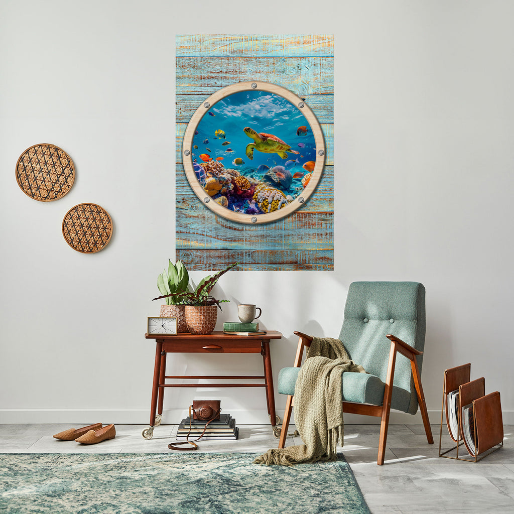 Affiche verticale autocollante AQUA ADVENTURE