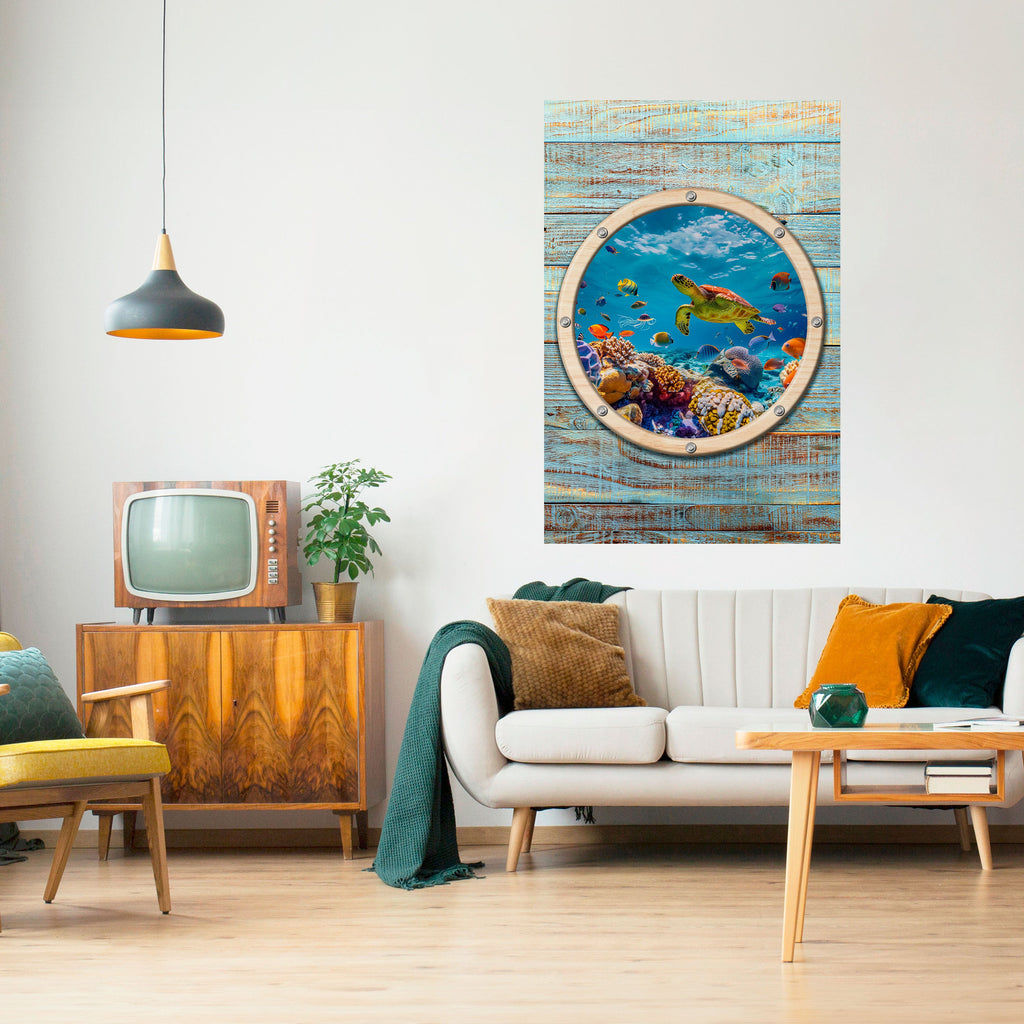 Affiche verticale autocollante AQUA ADVENTURE