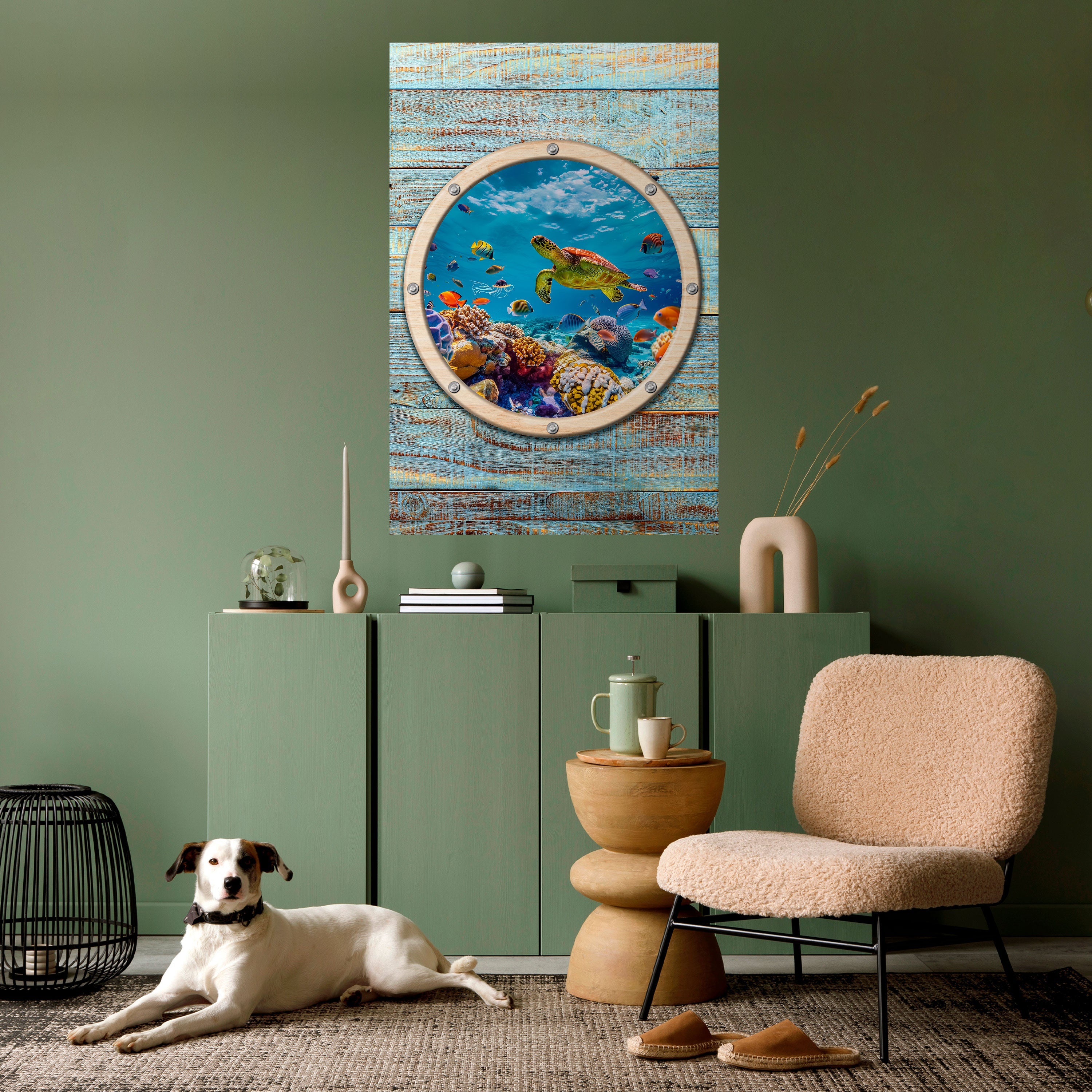 Affiche verticale autocollante AQUA ADVENTURE