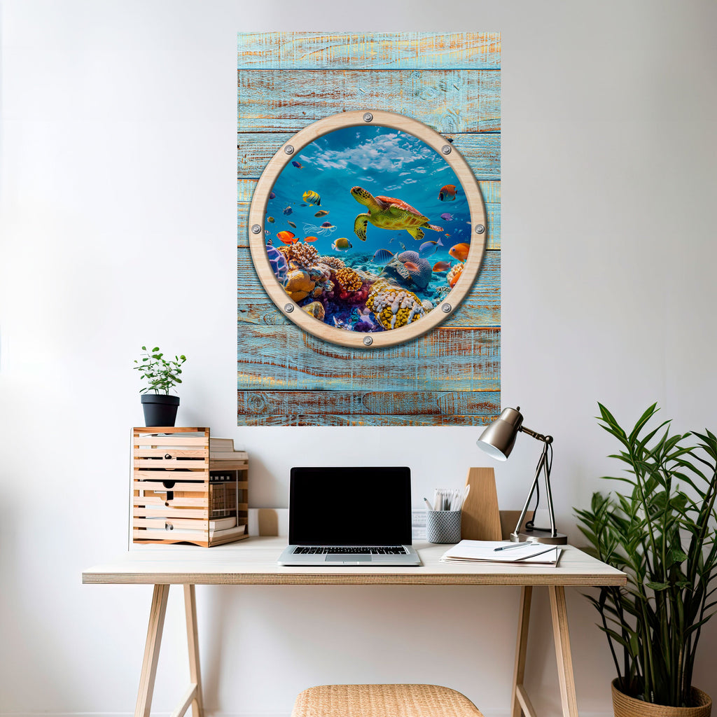 Affiche verticale autocollante AQUA ADVENTURE