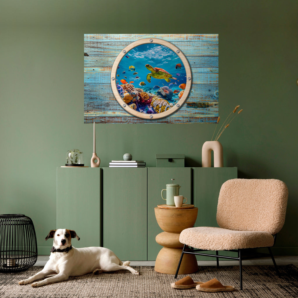 Affiche horizontale autocollante AQUA ADVENTURE