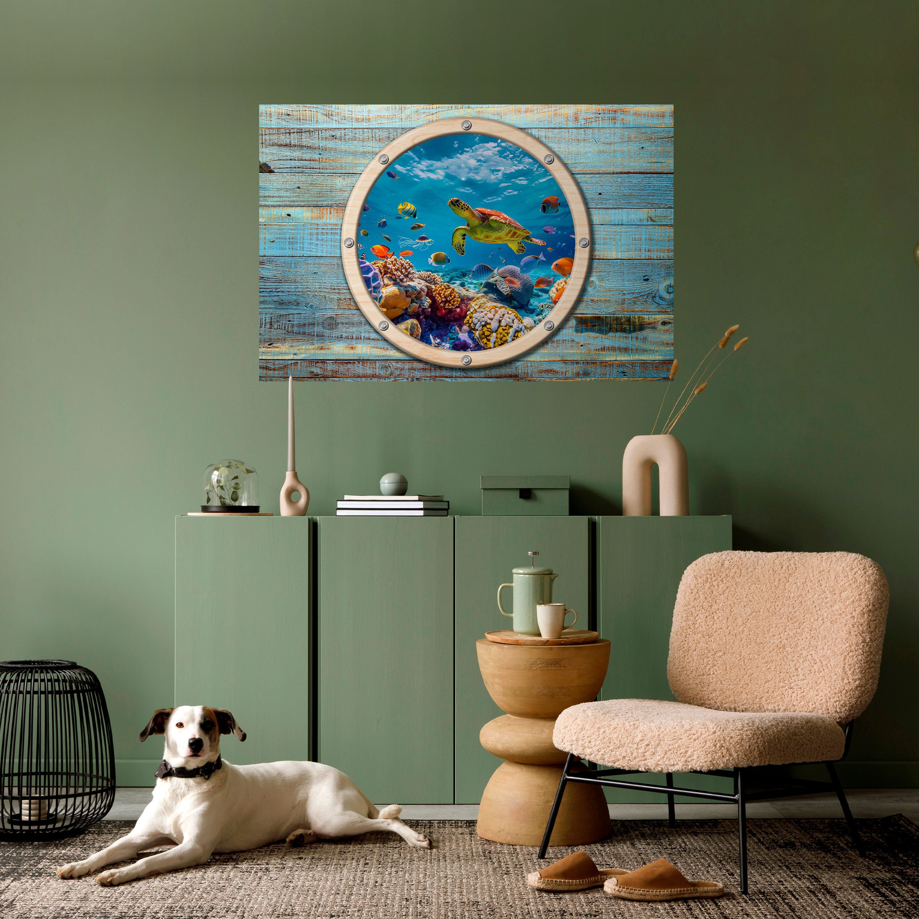 Affiche horizontale autocollante AQUA ADVENTURE