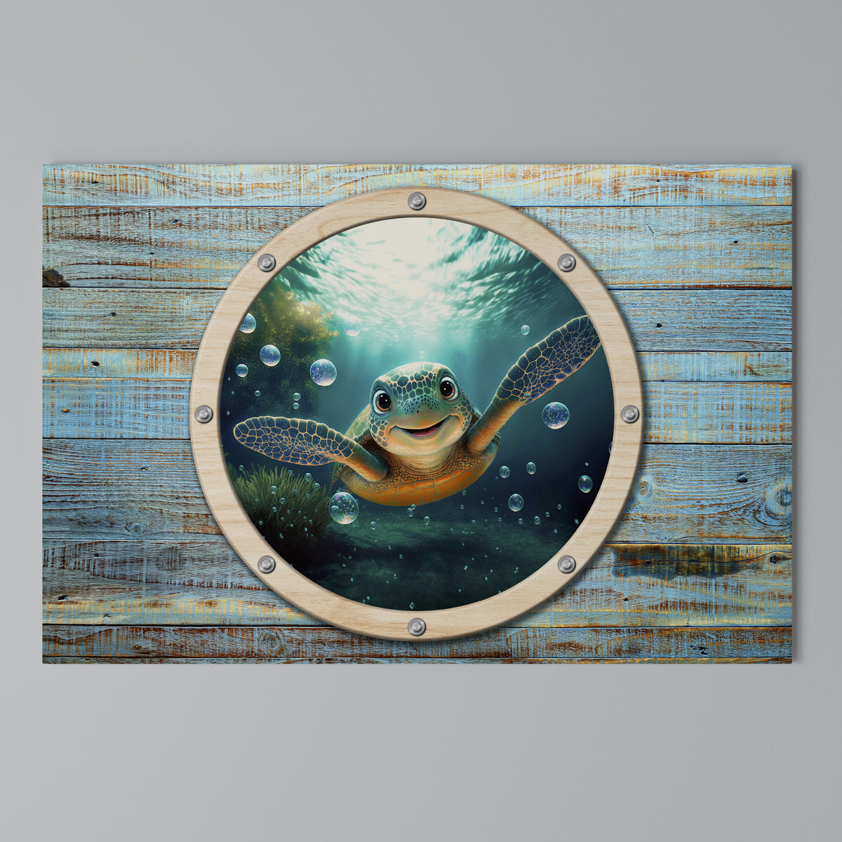 SEASIDE JOY Horizontal Canvas Print