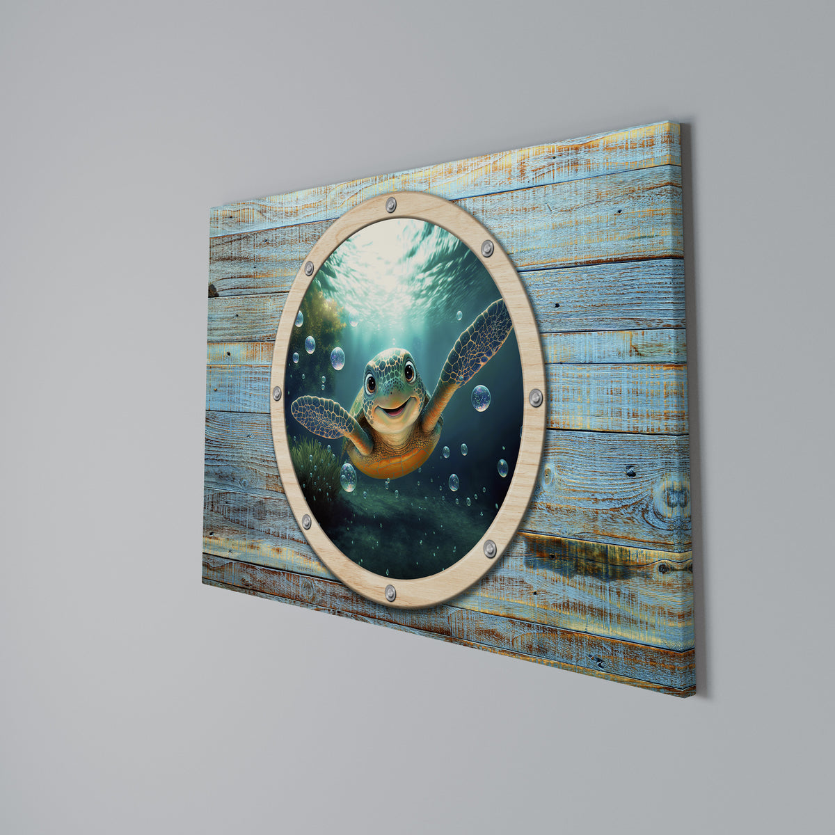 SEASIDE JOY Horizontal Canvas Print