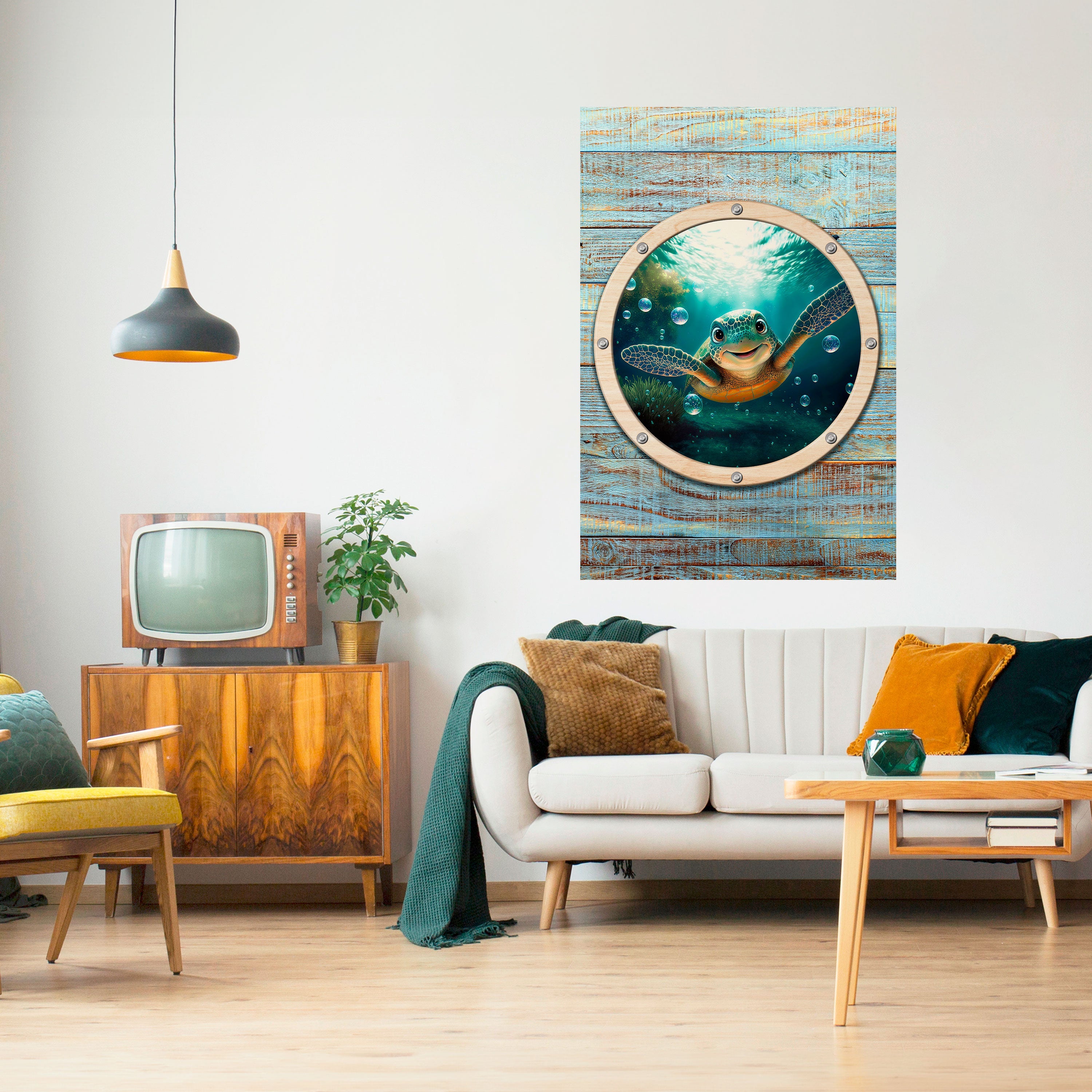 Affiche verticale autocollante SEASIDE JOY