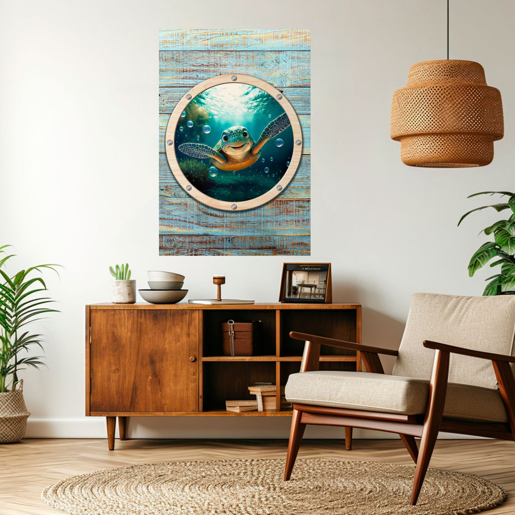 Affiche verticale autocollante SEASIDE JOY