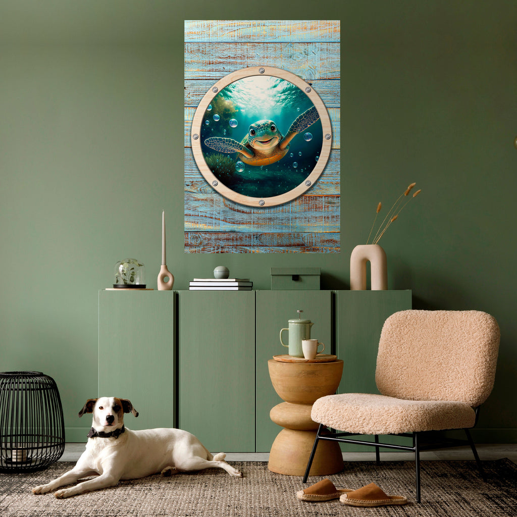 Affiche verticale autocollante SEASIDE JOY