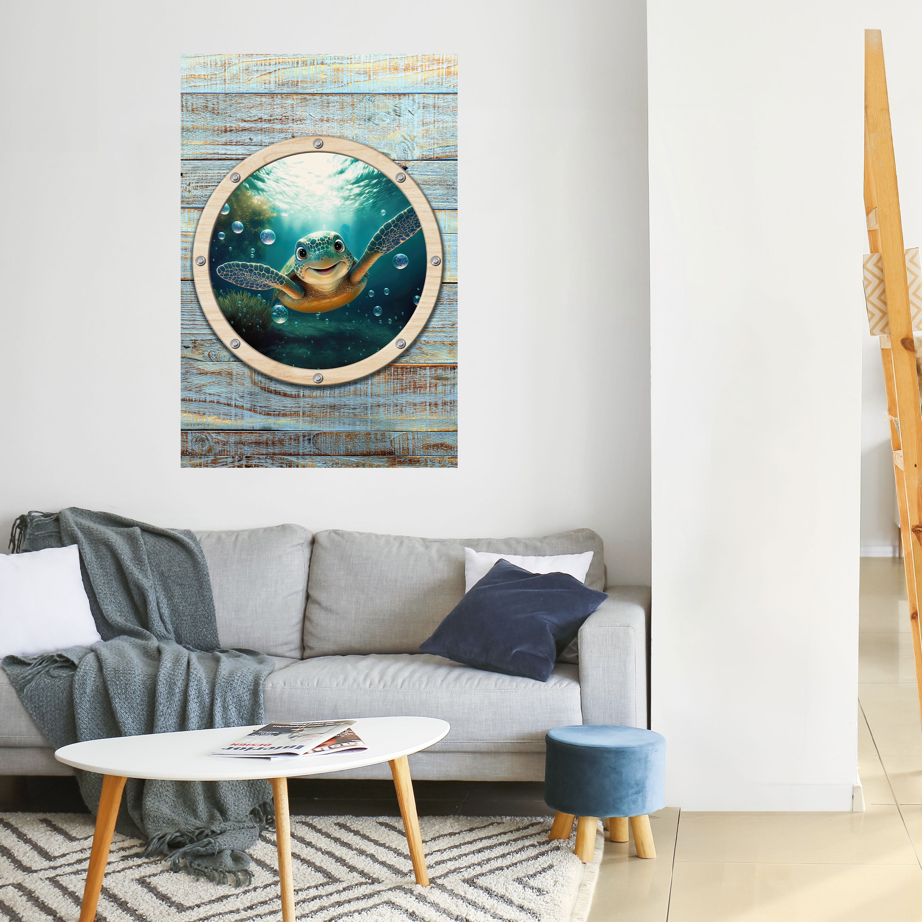 Affiche verticale autocollante SEASIDE JOY