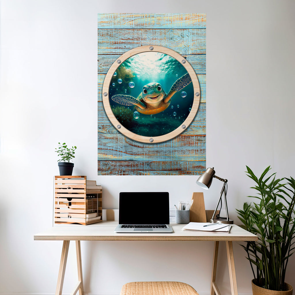 Affiche verticale autocollante SEASIDE JOY