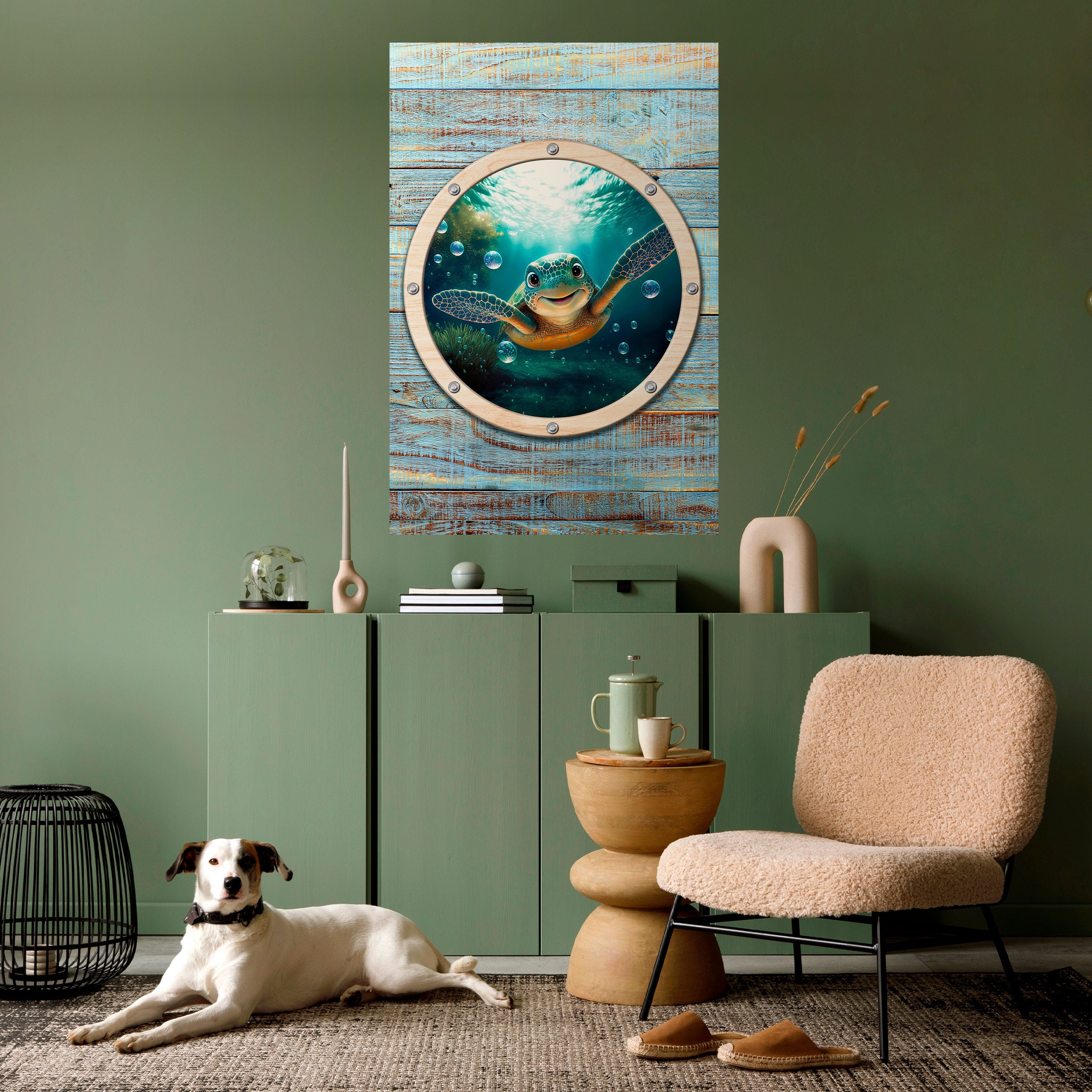 Affiche verticale autocollante SEASIDE JOY