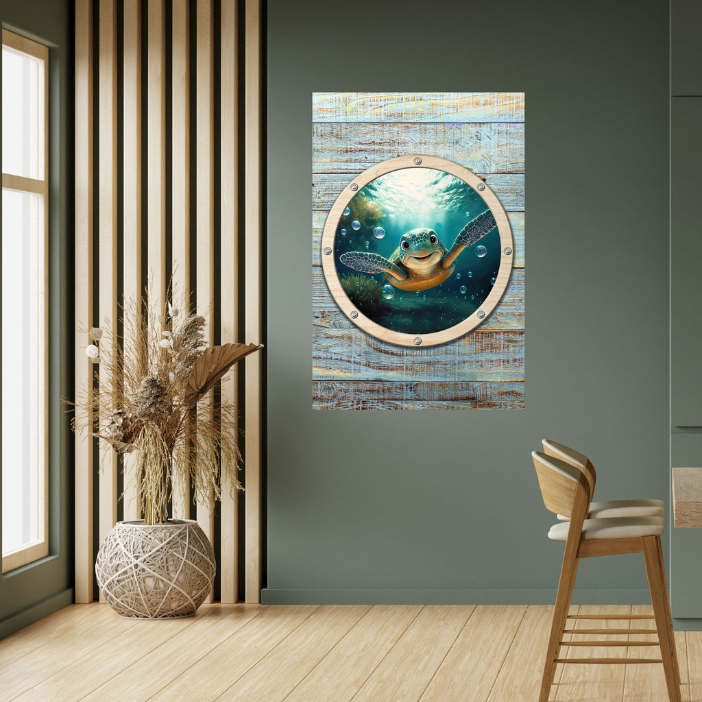 Affiche verticale autocollante SEASIDE JOY