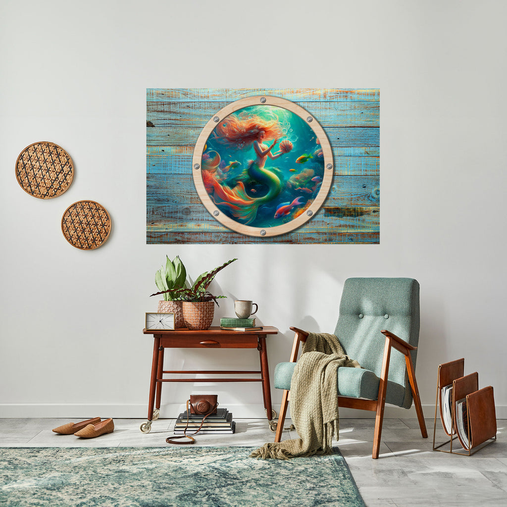 Affiche horizontale autocollante MERMAID DREAMS