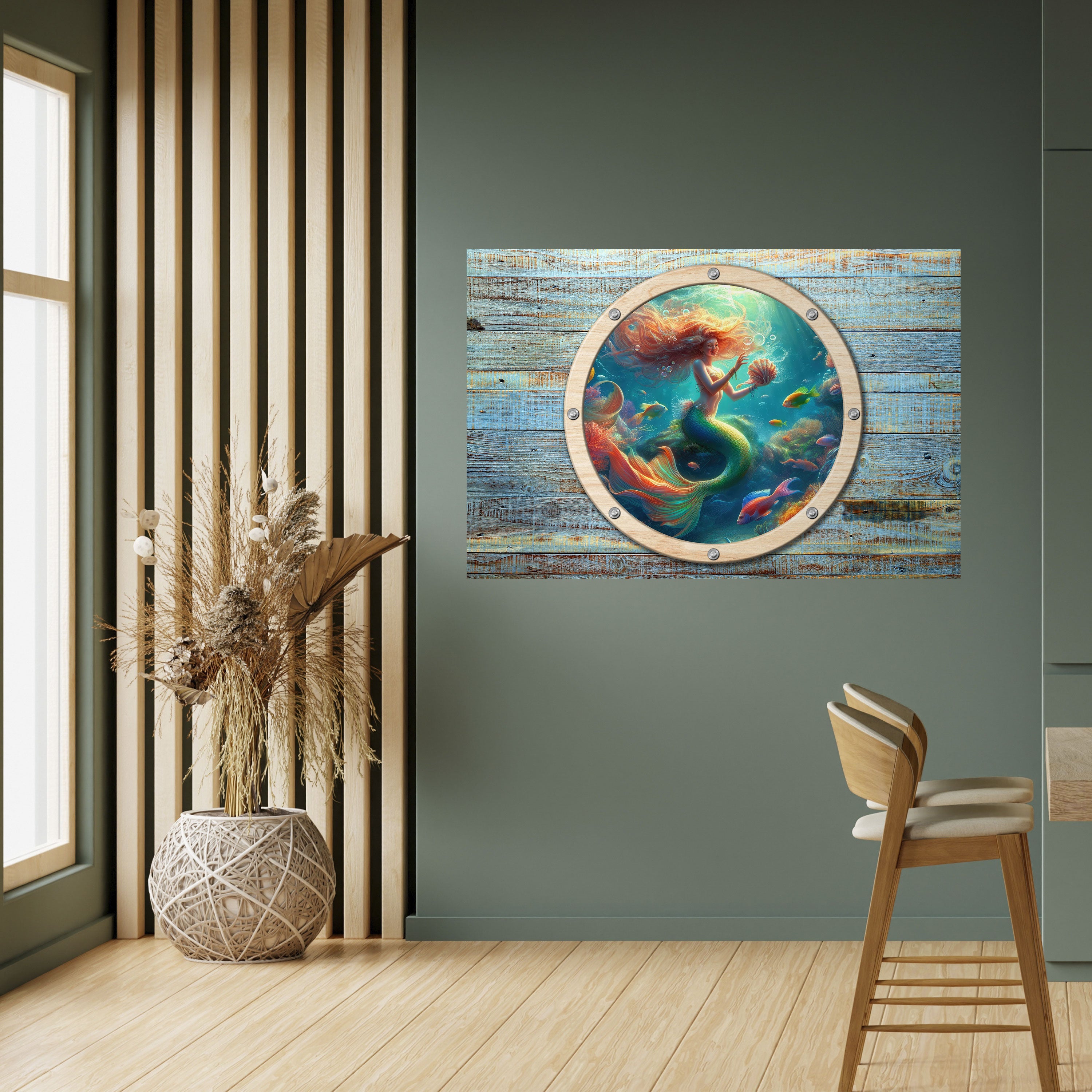 Affiche horizontale autocollante MERMAID DREAMS