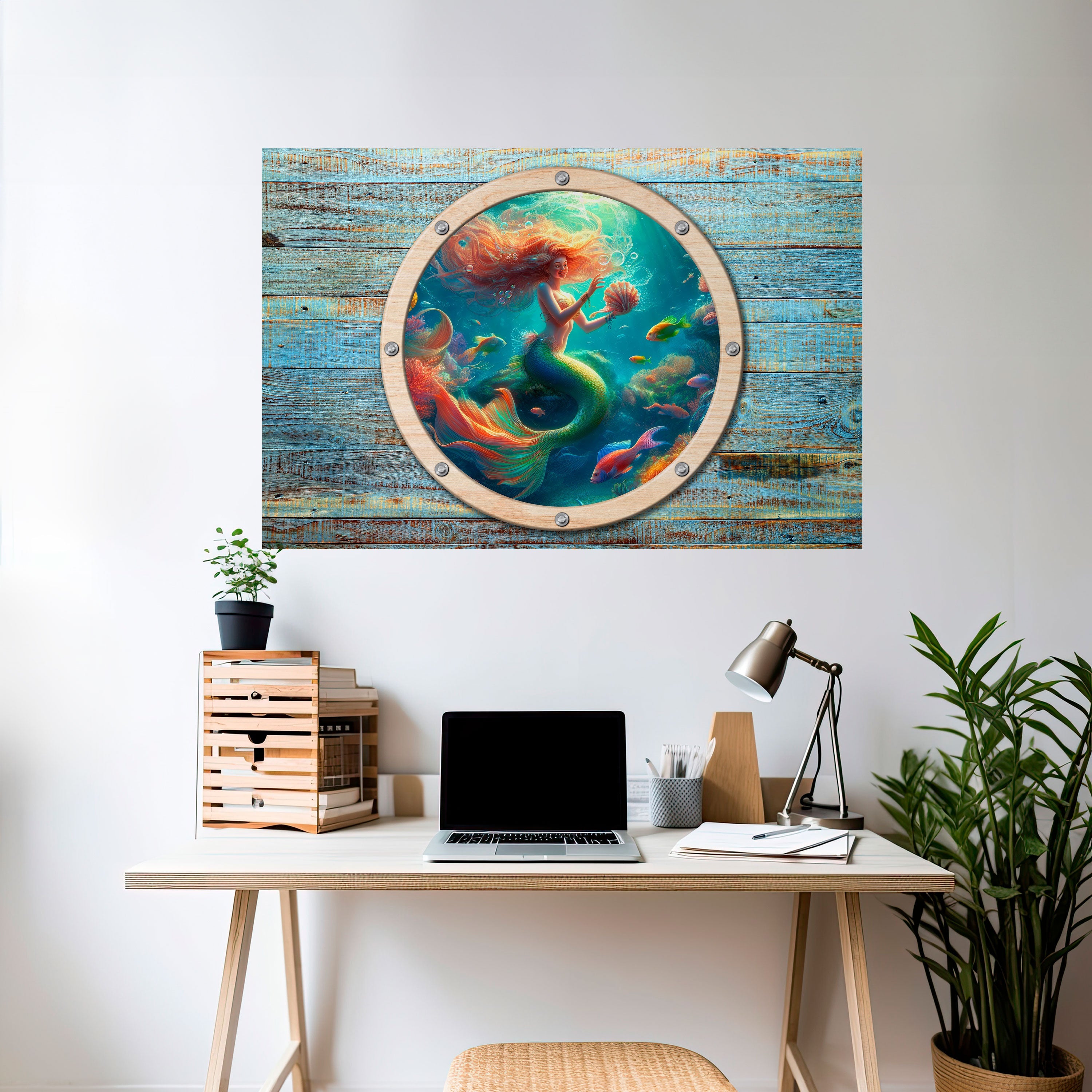 Affiche horizontale autocollante MERMAID DREAMS