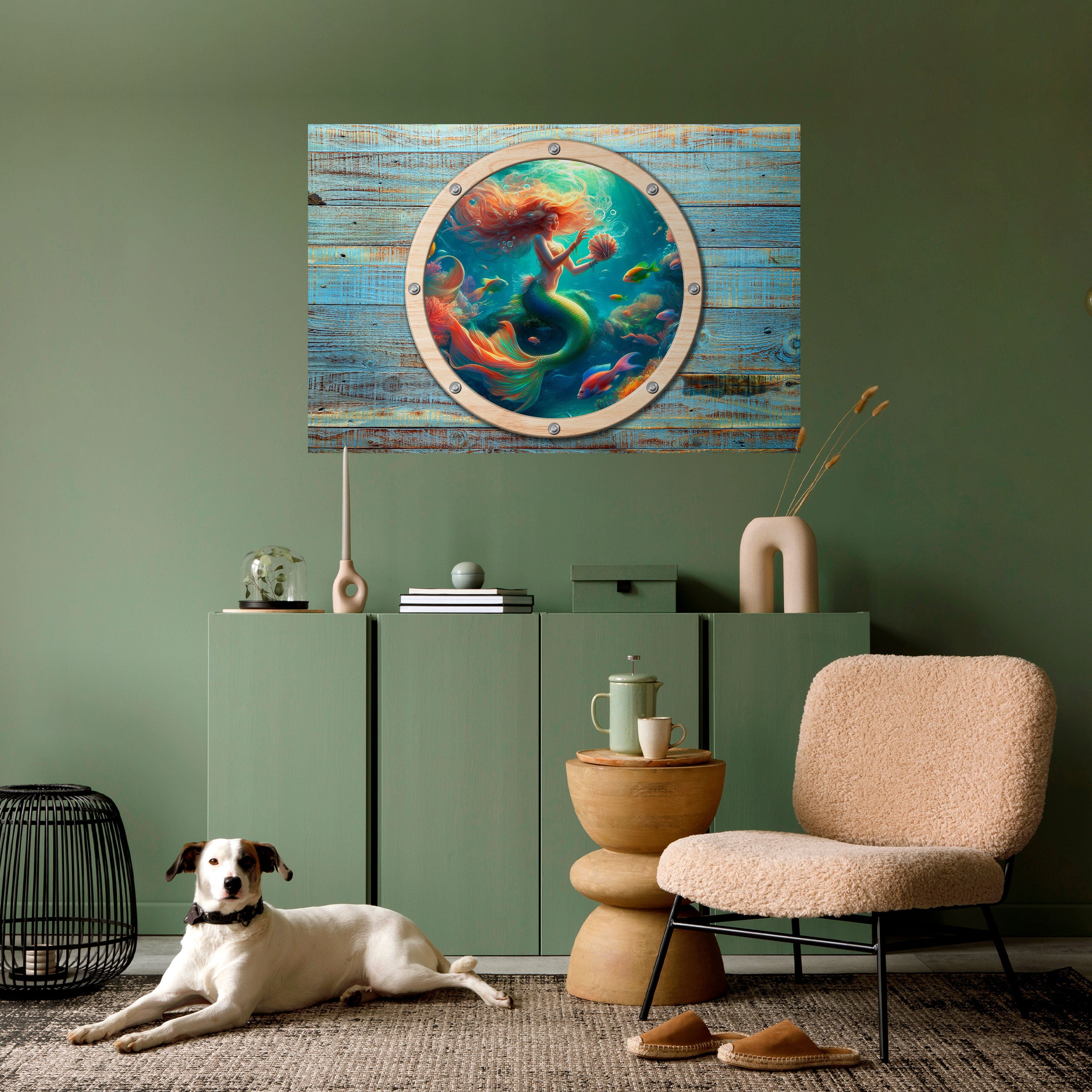 Affiche horizontale autocollante MERMAID DREAMS