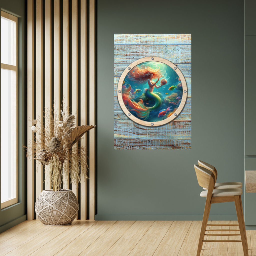 Affiche verticale autocollante « SIRÈNES DE SIRÈNE »