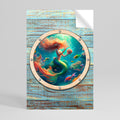 MERMAID DREAMS Peel and Stick Vertical Poster